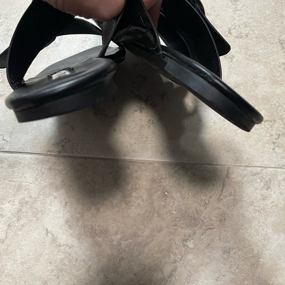 BILLINI Alaia Slides Sandals in Black Croc. Size 6 - Picture 8 of 10